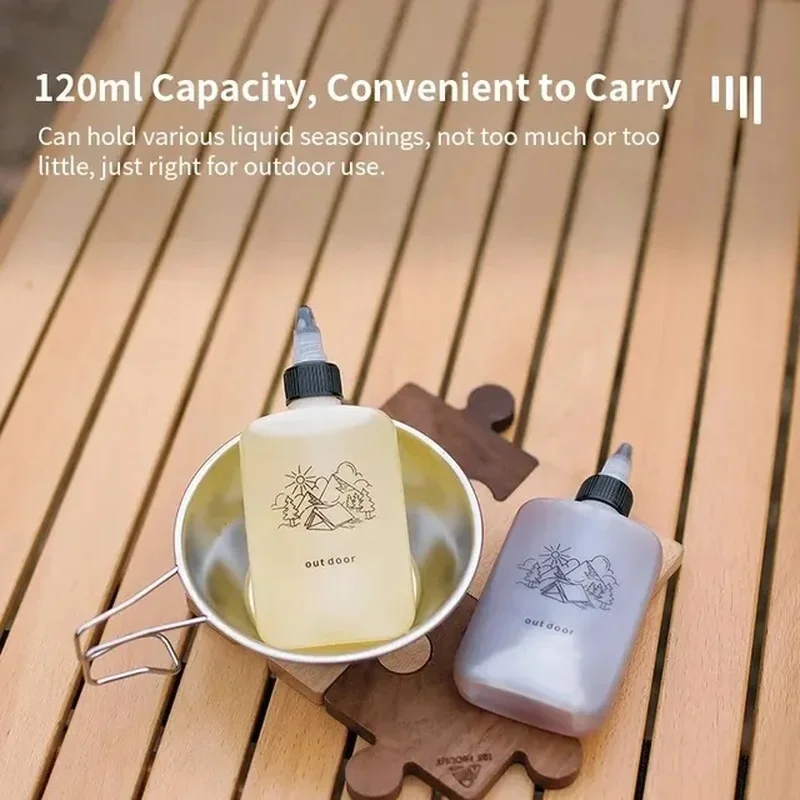 Уличная бутылка для масла портативная Герметичная Бутылка приправ аксессуары