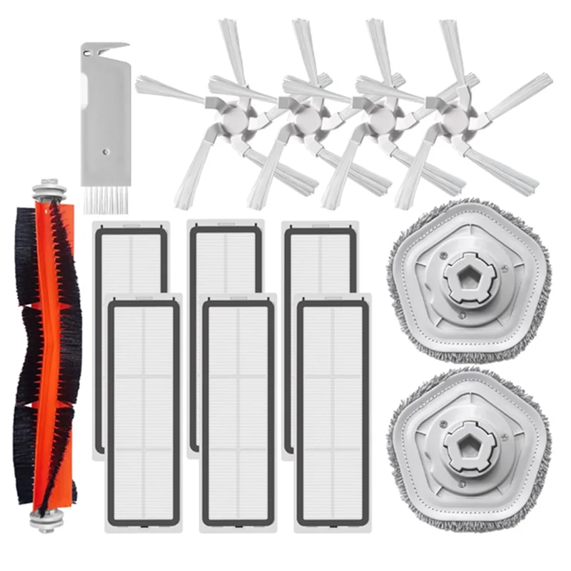 

Main Side Brush Filter Mop Pad Replacement Accessories for Bot W10 Self-Cleaning Robot Vacuum Cleaner