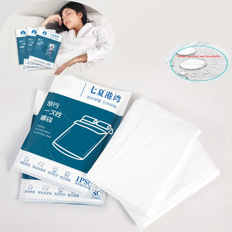 Non-woven Travel Sleeping Bag A Set of Hotel Anti-dirty Sleeping Bag Set Portable Outing Travel Bedding Disposable Sheets