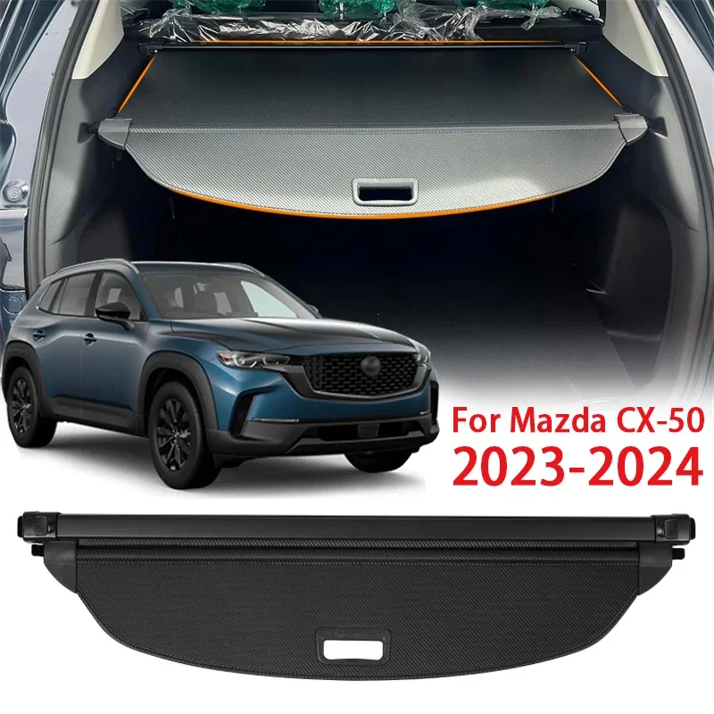 

Черный Автомобильный задний багажник, защитный чехол для багажа для Mazda CX-50 2023-2024
