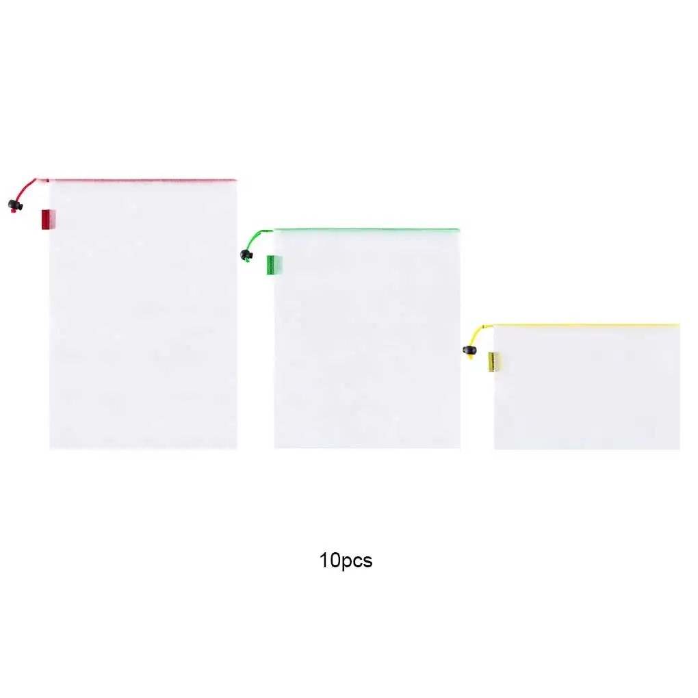 

Сетчатая Сумка на шнурке для фруктов, 10 шт., многоразовые продуктовые сумки, домашние кухонные контейнеры для хранения пищевых продуктов, ор...