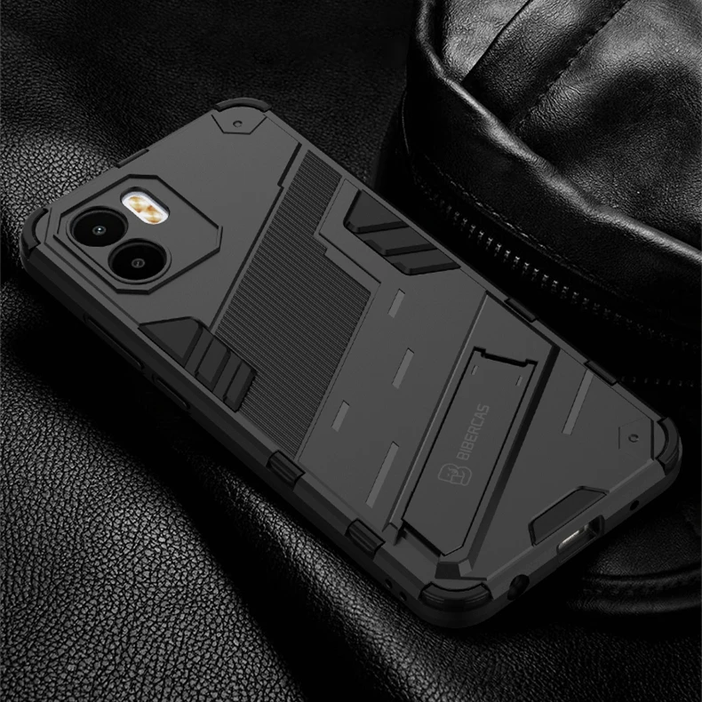 For Xiaom Redmi A1 Case Protective For Redmi A1 Cover Invisible Bracket Shell TPU Armor Phone Holder For Redmi A1 Plus Case