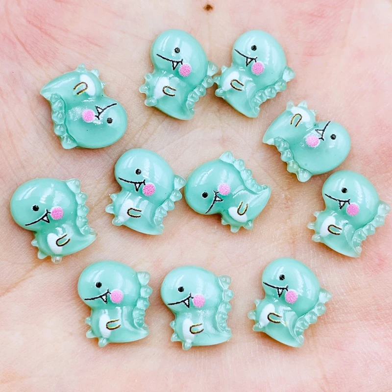 

20/50 шт. новые мини кавайные мультяшные милые кабошоны из смолы с динозаврами, скрапбукинг, ювелирные изделия своими руками, украшения для рукоделия, аксессуары A43