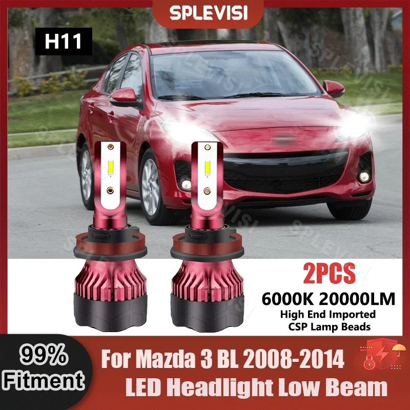 Фото Замените лампы головного света для Mazda 3 BL 2008 2009 2010 2011 2012 2013 2014 №1