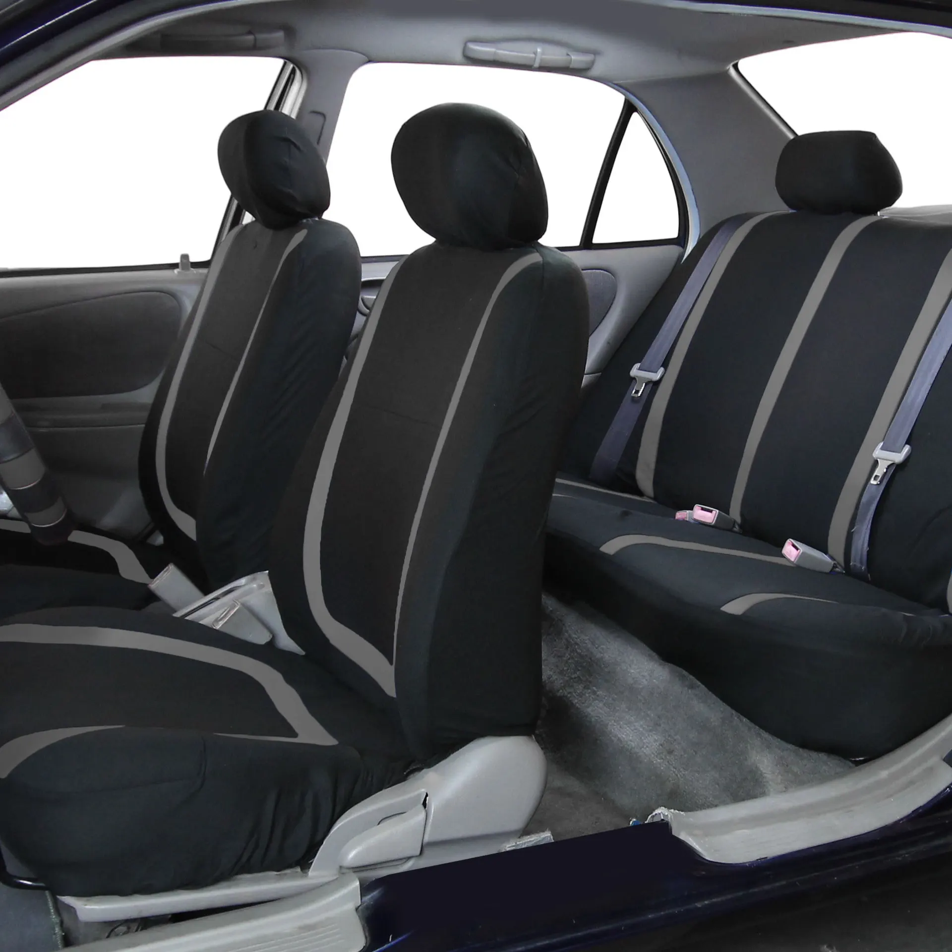 Фото Тканевые чехлы на автомобильные сиденья для Citroen C2 C3 C4 Cactus C5 C4 Picasso C6 DS3 DS4 DS5 Защитный чехол для автомобильной подушки сиденья Аксессуары №2