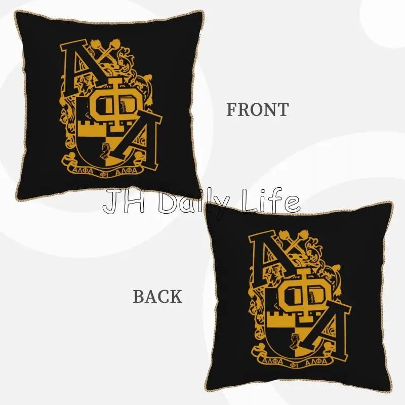 Alpha Phi бархатные наволочки с принтом мягкие уютные для гостиной дивана домашний