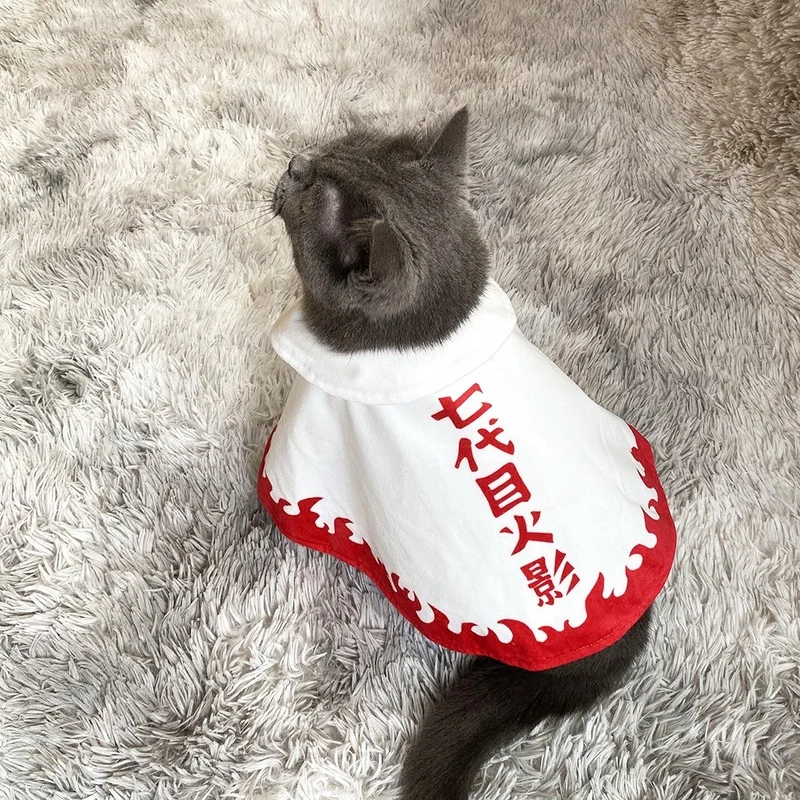 

Pet Clothes Akatsuki Cat Cloak Halloween Pet Dog Fancy Cape Leisure Tops Teddy Bear Small Dog Cosplay Costume Dress Cape