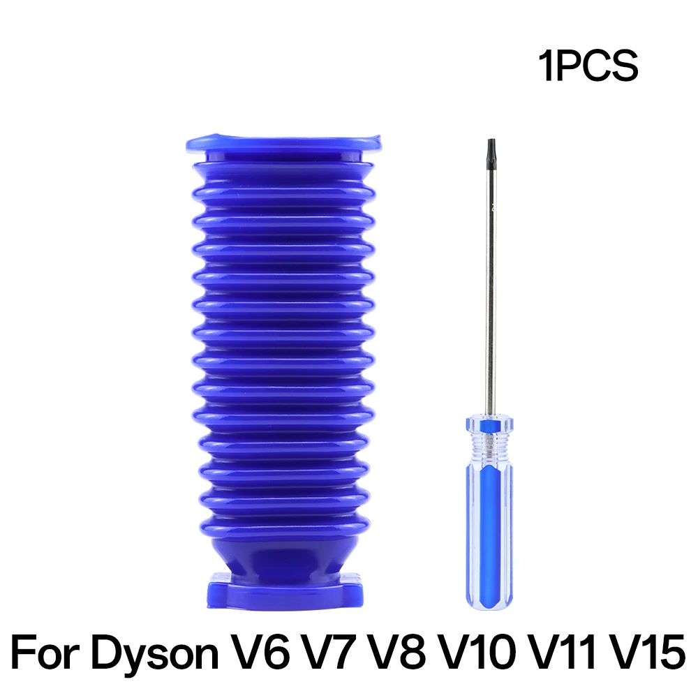 

Синий шланг для пылесоса Dyson V6 V7 V8 V10 V11 V15, аксессуары, мягкий бархатный роликовый всасывающий шланг, запасная часть