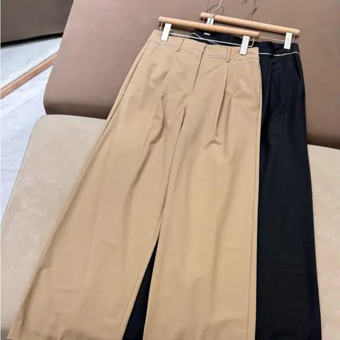 Женские широкие брюки из австралийской шерсти