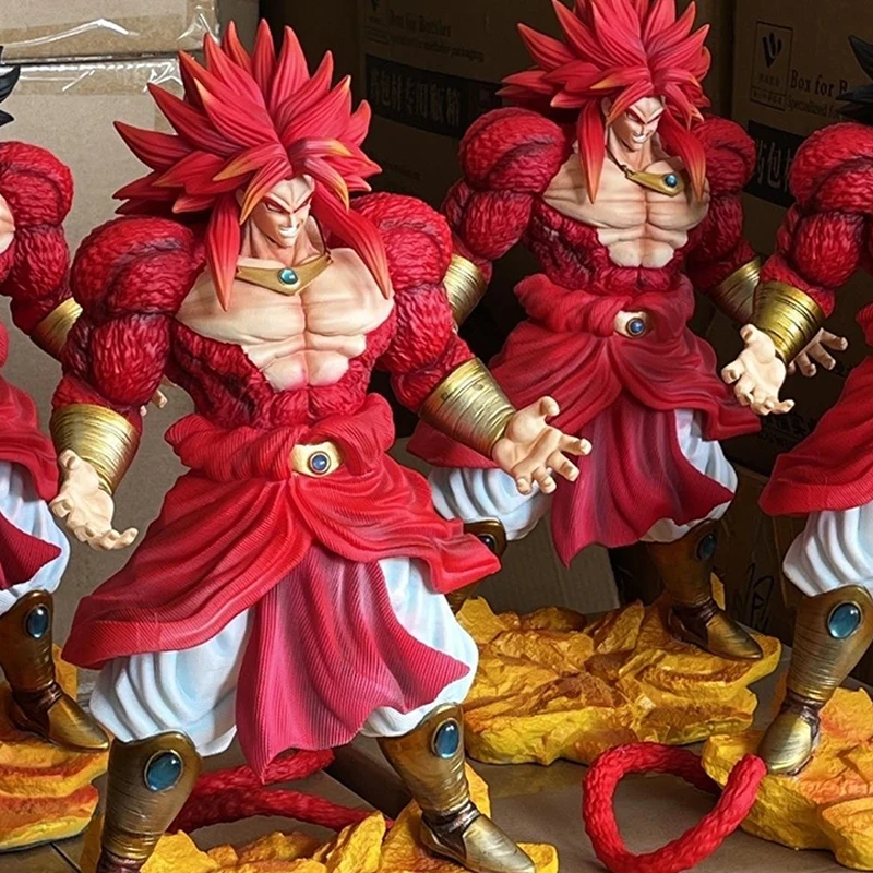 Фото Фигурка Dragon Ball Super Saiyan 4 Broly GK, аниме-статуэтка 30 см, настольное украшение, коллекционный предмет для любителей аниме №4