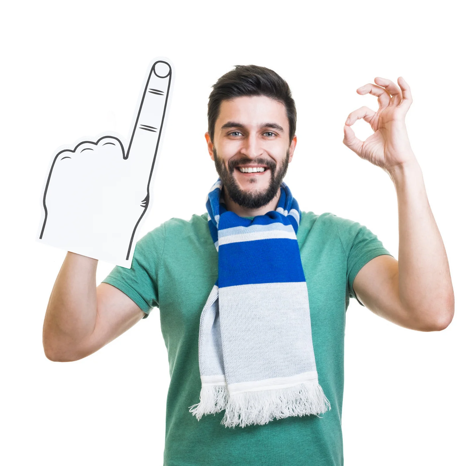 

Fingers Finger Partygloves Cheerleading Hand Cheerpalm Cheeringnoise Makers Fan Football Favors Fingergiantportable Props