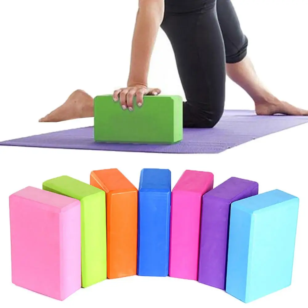 

Non-Slip Yoga Pilate Block EVA Foam Brick Body Stretching Fitness Exercise Tool Body Shaping Yoga Blocks Yoga Bolster Pillow
