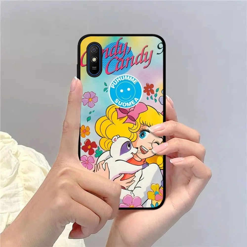 Anime Manga Candy Phone Case For Redmi 5 6 7 8 9 10 Plus Pro A GO K20 K30 K40 F3 Fundas