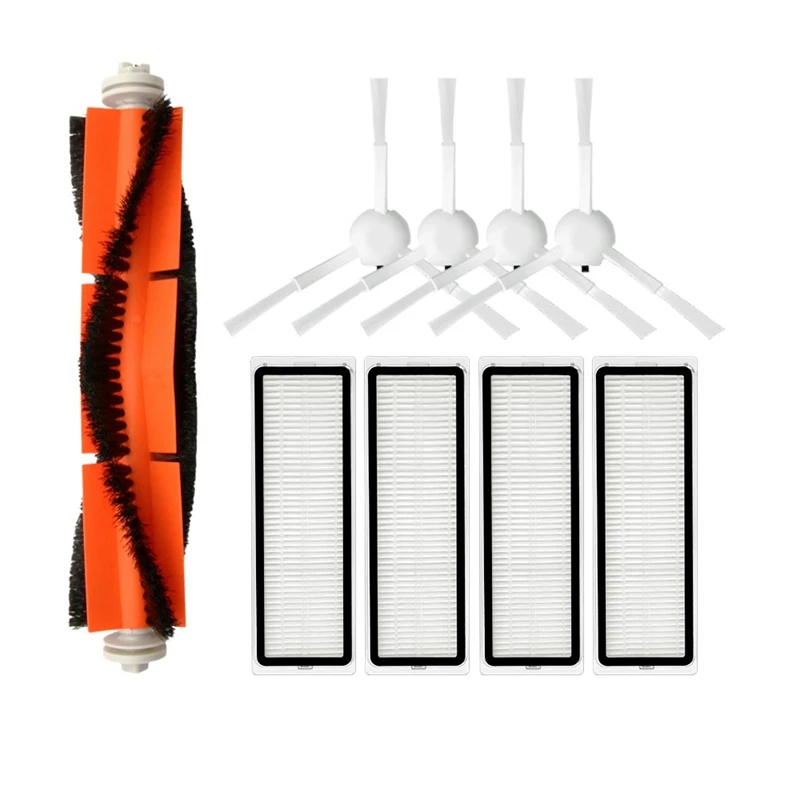 

For Xiaomi Mijia B101CN All-In-One Vacuum And Mop Robot Spare Parts Main Side Brush Hepa Filter Kits