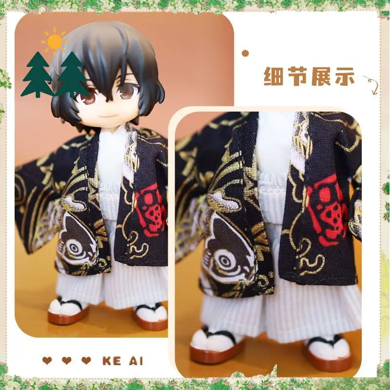 Оригинальная фигурка Good Smile Company Bungo Stray Dogs Осаму Дазай OB11 BJD, милая миниатюрная забавная настольная фигурка, коллекционная игрушка, подарок для девочек и мальчиков (art.: 3920da53a3374) - 3920da53a3374