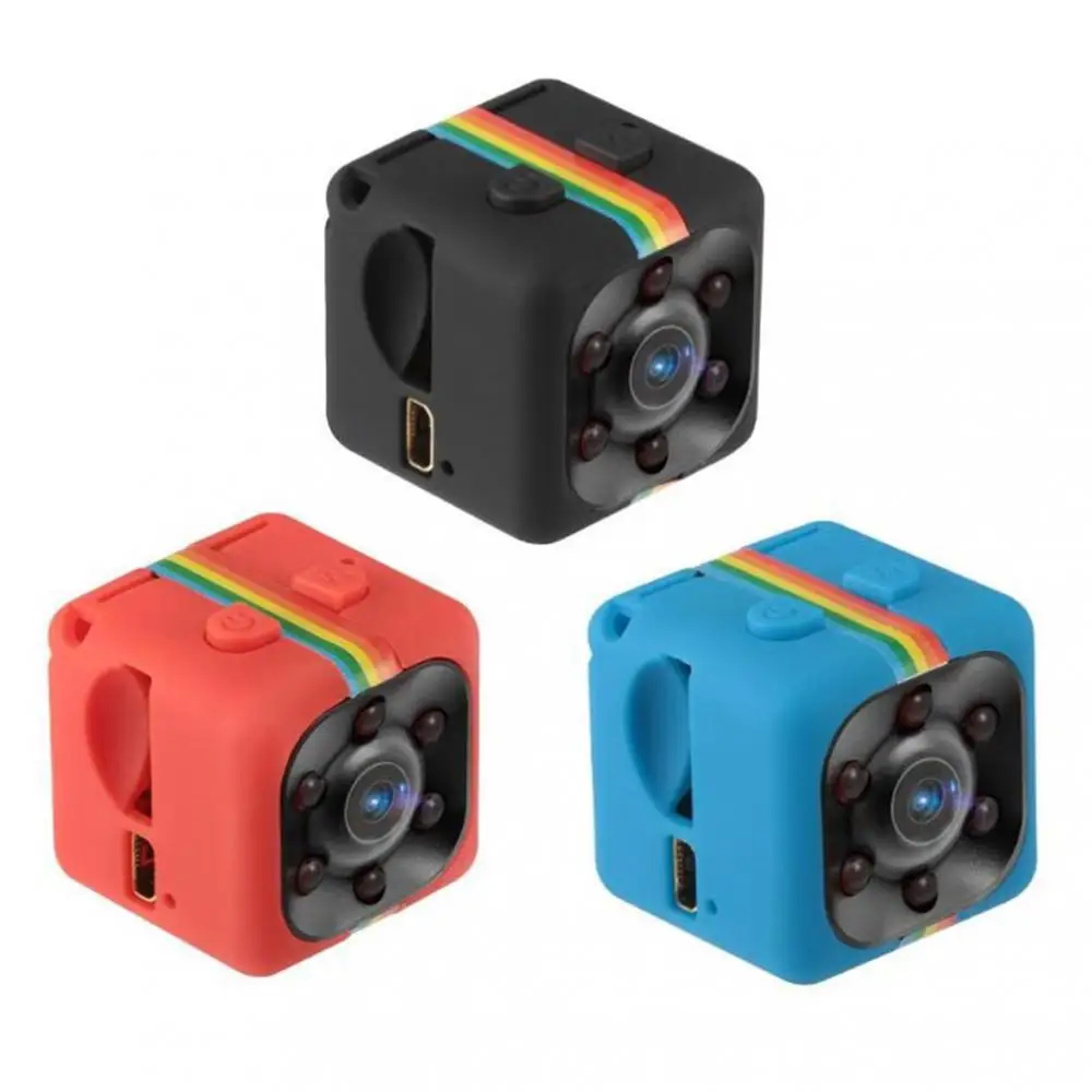 

2023 SQ11 Mini Rainbow Camera 960P Small Cam Sensor Night Vision Camcorder Micro Video Camera DVR DV Recorder Camcorder