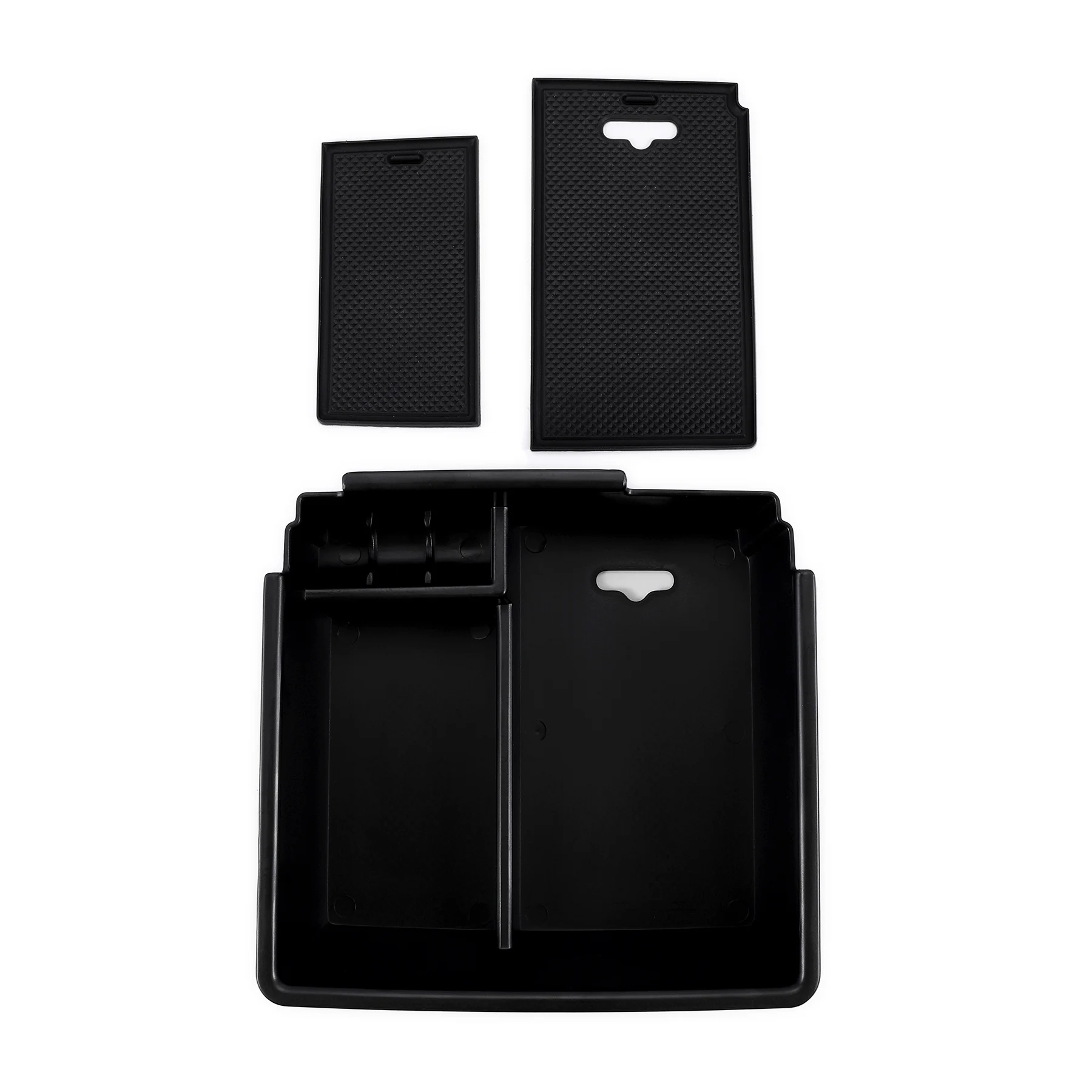 

Replacement For Ford Ranger 2015-2018 Center Console Armrest Stowing Box Organizer Tidying Storage Tray Pallet
