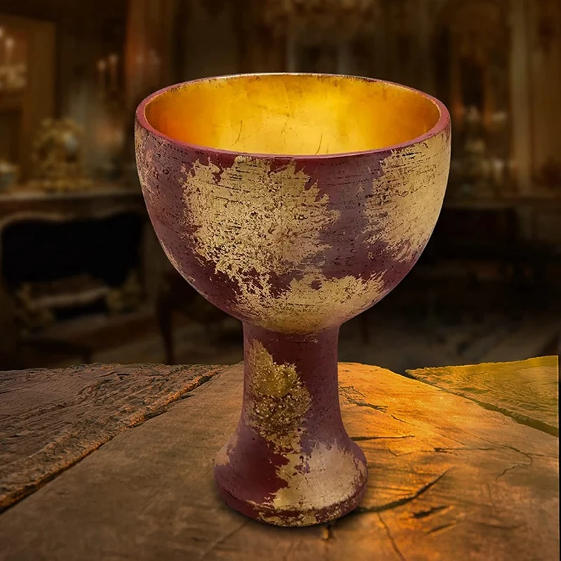 

Indiana Holy Grail Jones Cup Crafts 1:1 Resin Replica Halloween Cosplay Prop Holy Grail