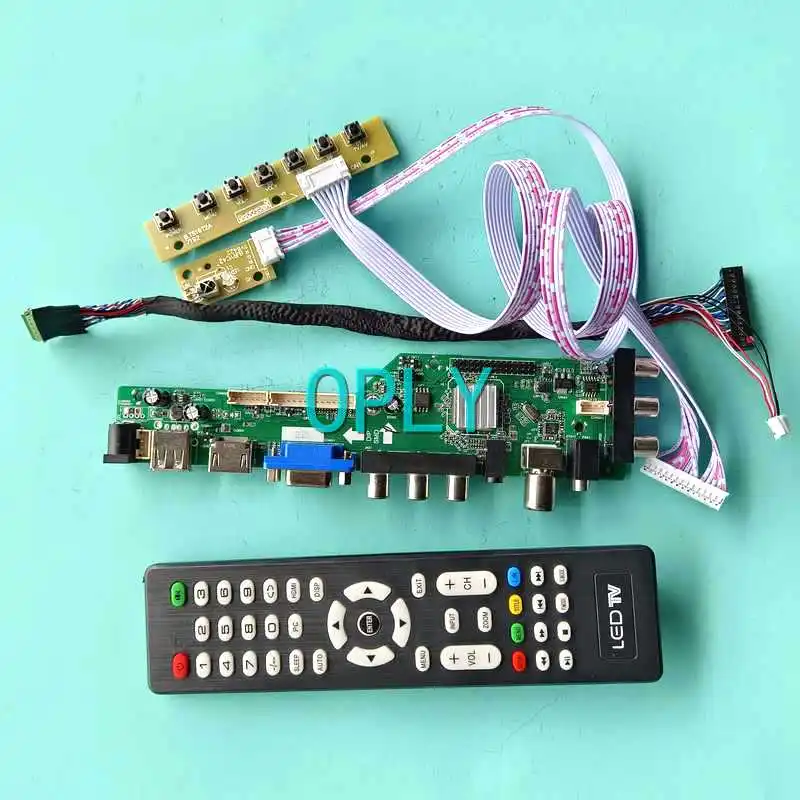 

DVB Digital Signal Controller Board Fit LP116WH4-SLN2 LP116WH6-SLA1 40 Pin LVDS 11.6" AV RF USB VGA HDMI-Compatible Kit 1366*768