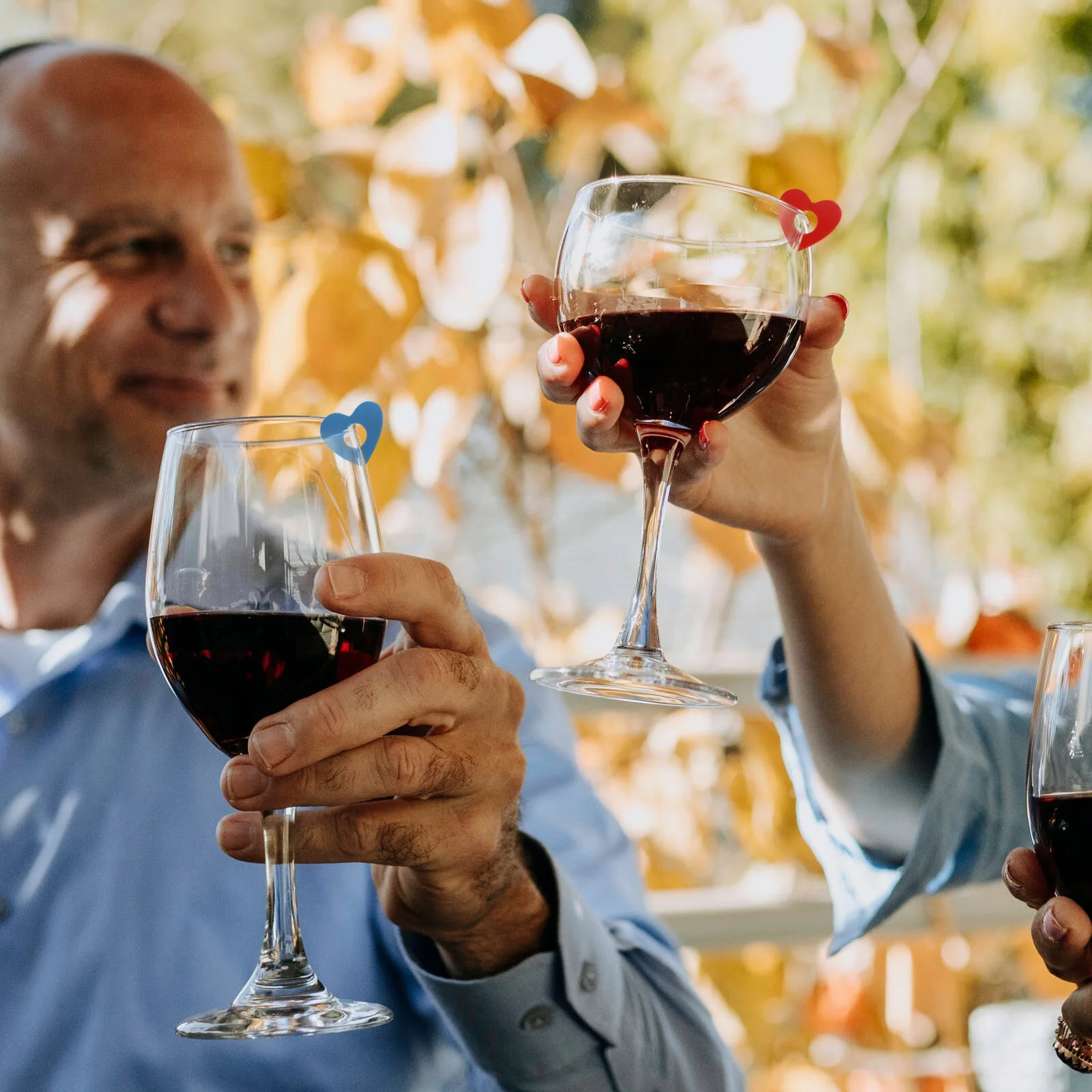 Glass Marker Identifiers Durable Cup Recognizers Reusable Party Markers Wear-resistant Signs Portable Wedding