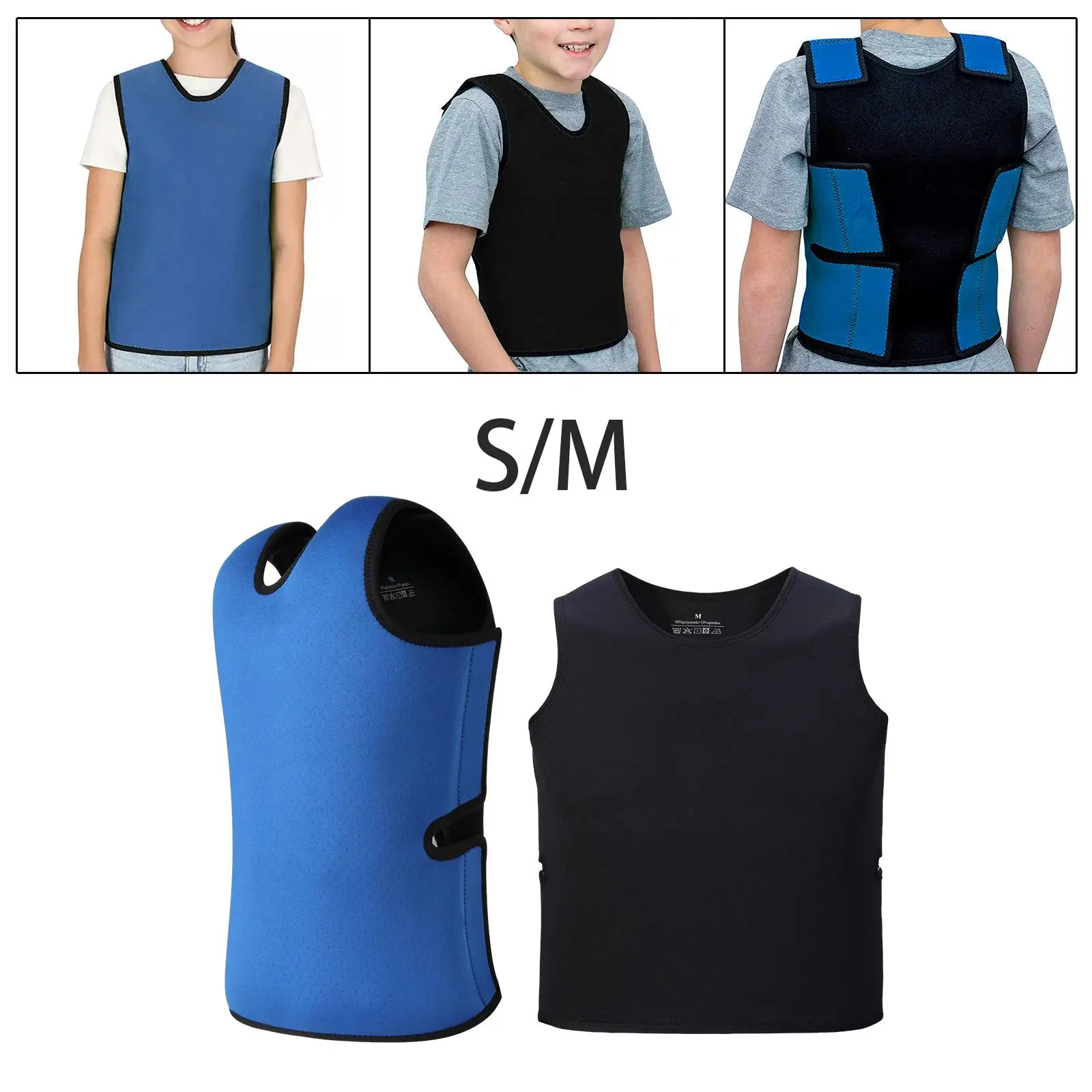 Сенсорный жилет Hyperactivity облегающий комфорт для утяжеленного жилета с аутизмом