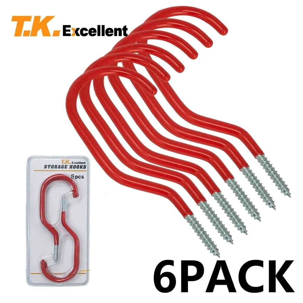 

6 Упаковок Сверхпрочных Настенных Крючков Для Хранения Велосипедов