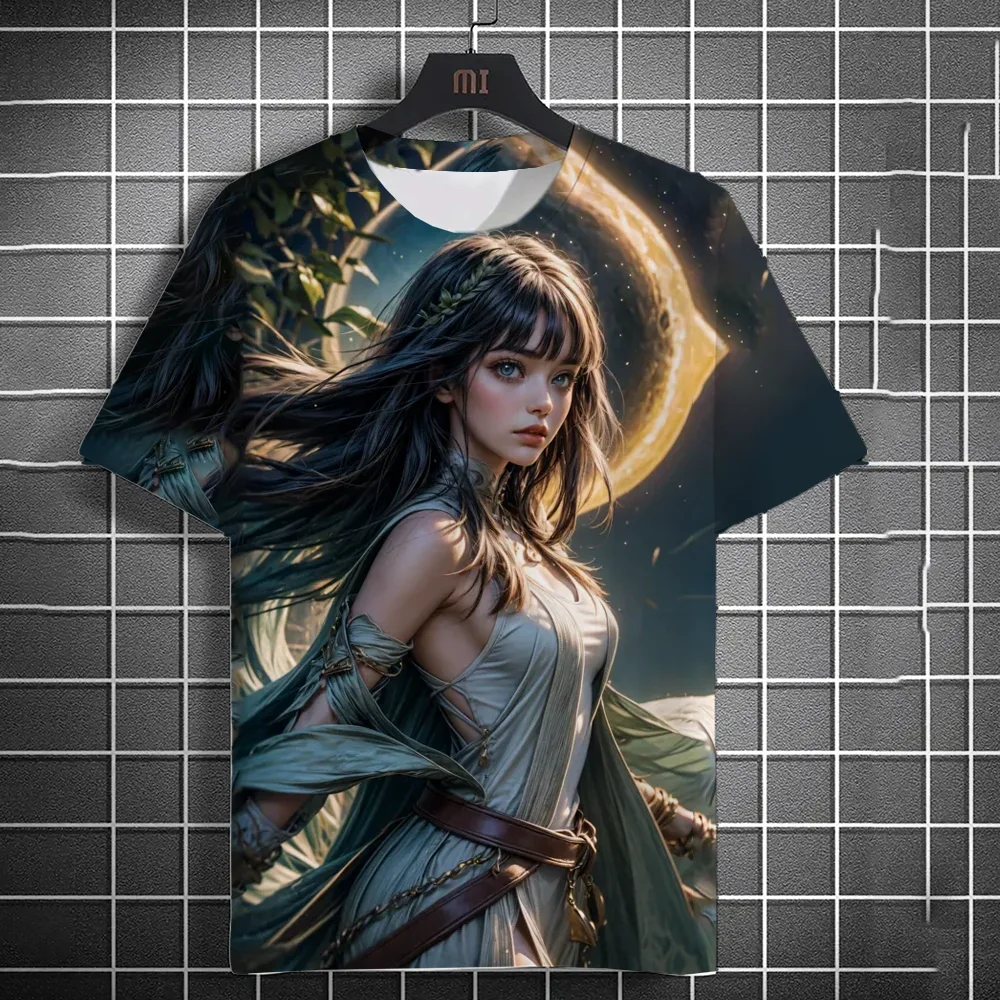 Мужская одежда Футболка с графикой 3D принт Аниме Красота Сексуальные футболки