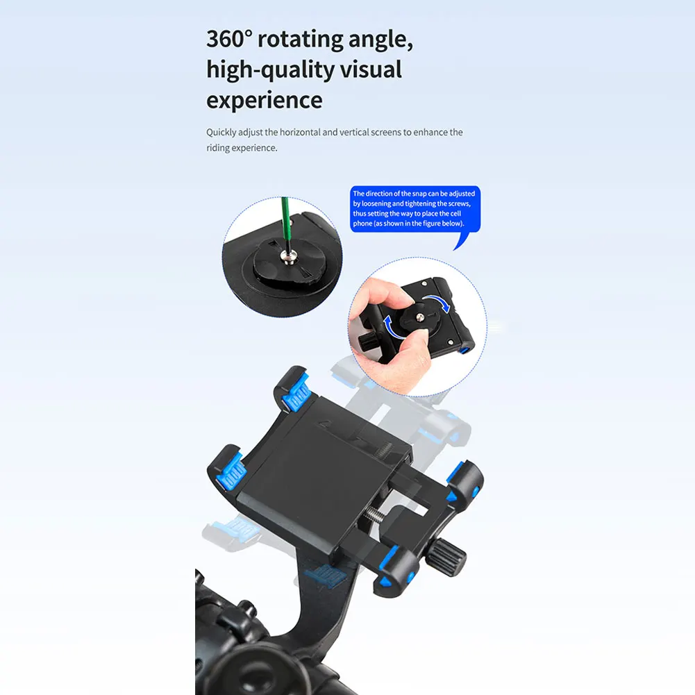 Держатель для телефона на велосипеде регулируемый держатель мобильного