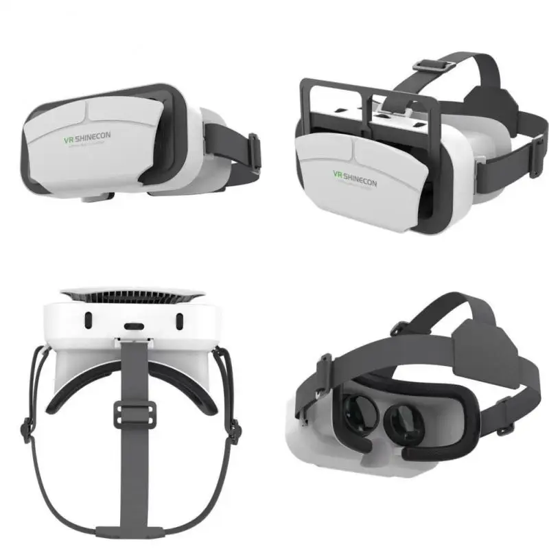 VR Virtual Reality 3D Glasses Box Stereo VR Google Cardboard Headset Helmet For IOS Android Smartphone,Wireless Rocker images - 6