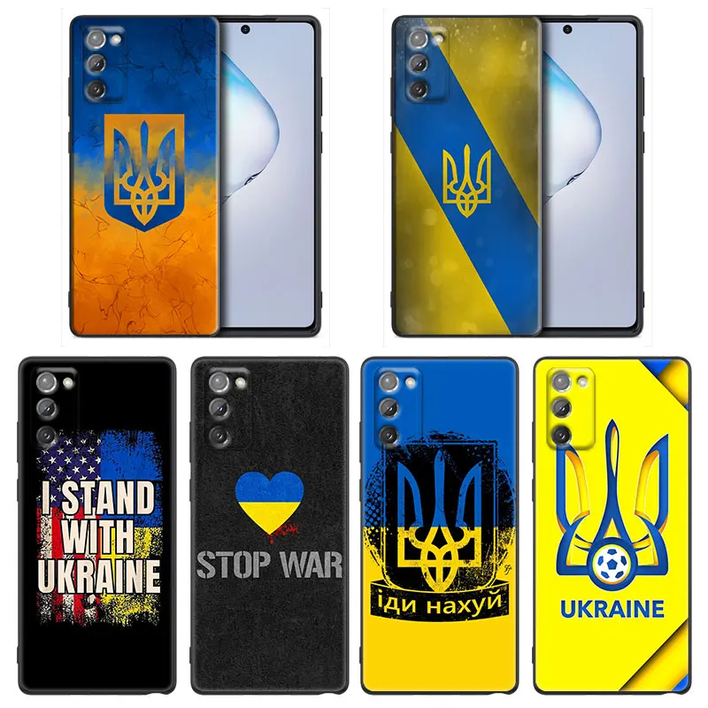 

Phone Case for Samsung Note 8 9 10 M11 M12 M30s M32 M21 M51 F41 F62 M01 Silicone Case Cover Loyal Ukrainian flag