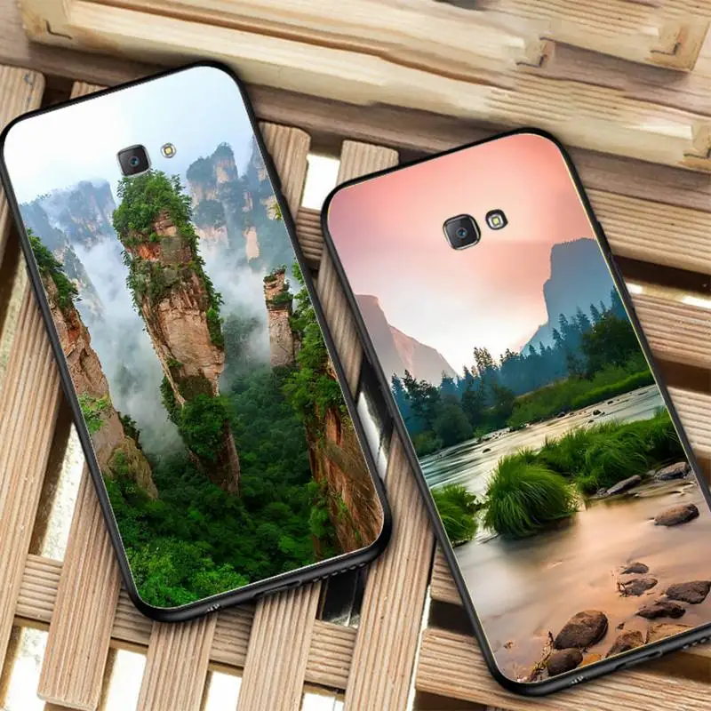 

natural scenery Phone Case for Samsung J 2 3 4 5 6 7 8 prime plus 2018 2017 2016 core
