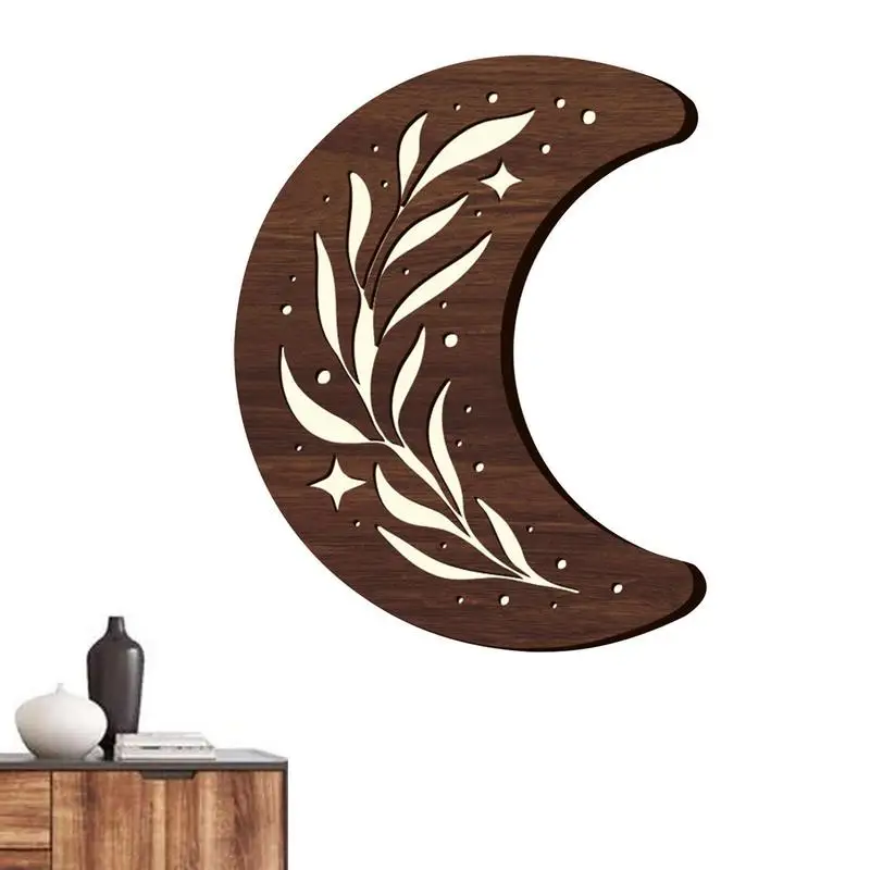 

Декоративная деревянная Подвесная лампа в виде полумесяца для детской комнаты