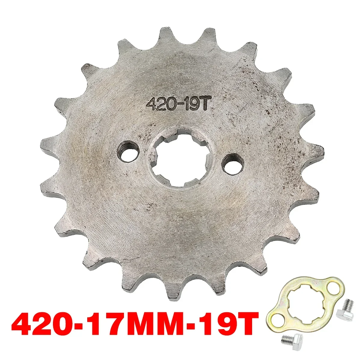 

420 # 17 мм 10 11 12 13 14 15 16 17 18 19 20 T передняя звездочка двигателя для Honda Lifan ZongShen YCF ATV Quad Dirt Pit bike Buggy