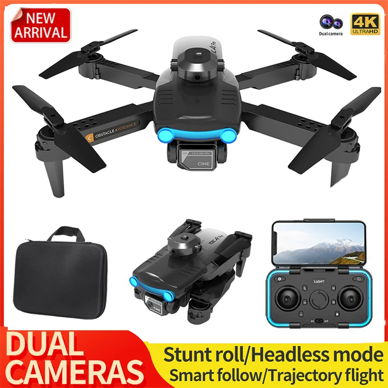 

Дроны с камерой Hd 4k Профессиональный Fpv Дрон с инфракрасным обходом препятствий радиоуправляемый самолет вертолет Квадрокоптер детские иг...