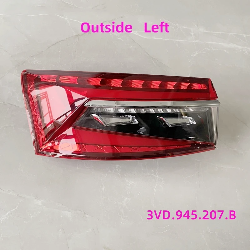 

Для Skoda Superb 2019 2020 2021 2022 2023, корпус заднего фонаря в сборе, стоп-сигнал, лампа заднего хода в сборе