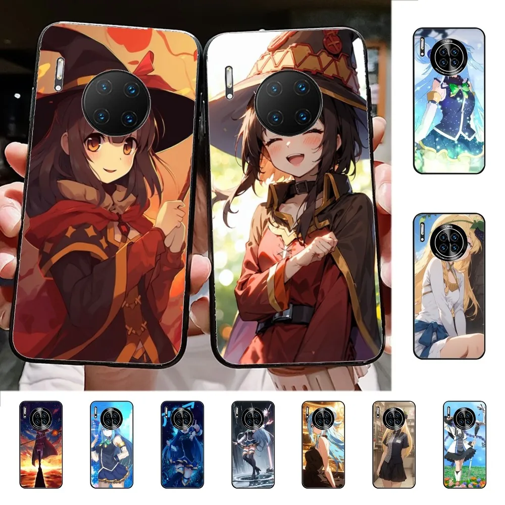 Hot K-KonoSuba Comics Phone Case For Huawei Mate 10 20 30 40 50 Lite Pro Nova 3 3i 5 6 SE 7 7SE