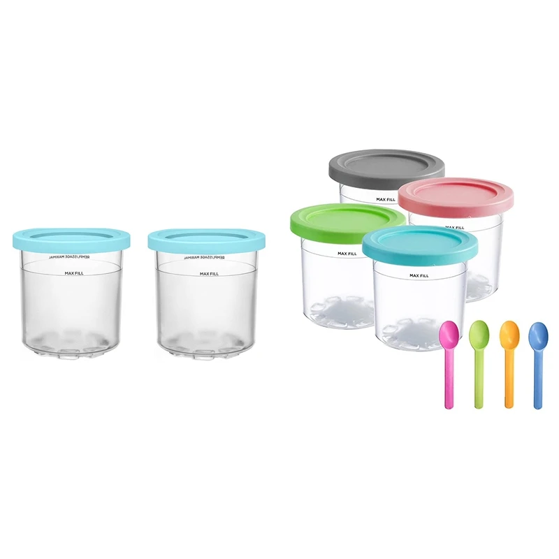 

Ice Cream Pints Cup For Ninja For NC299AM C300S Series Reusable Can Store Ice Cream Gelato