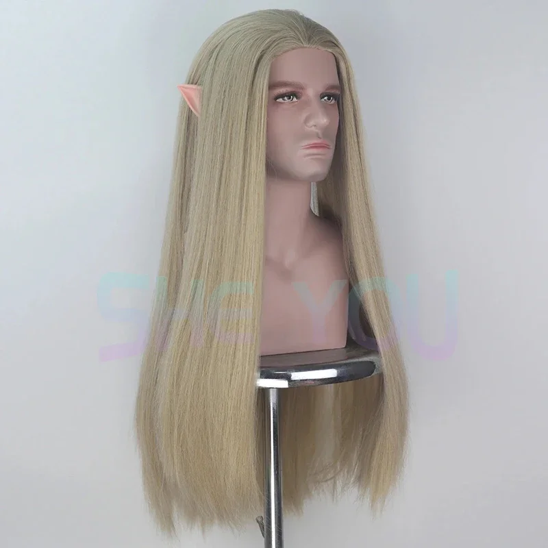 Длинные прямые волосы Thranduil парик для косплея термостойкие синтетические парики