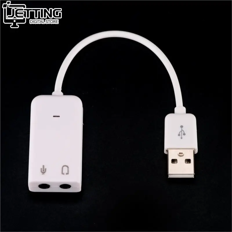 

Переходник для внешней звуковой карты USB 2,0, 7,1 каналов, JETTING, звуковые карты для ноутбуков, ПК, Mac с кабелем