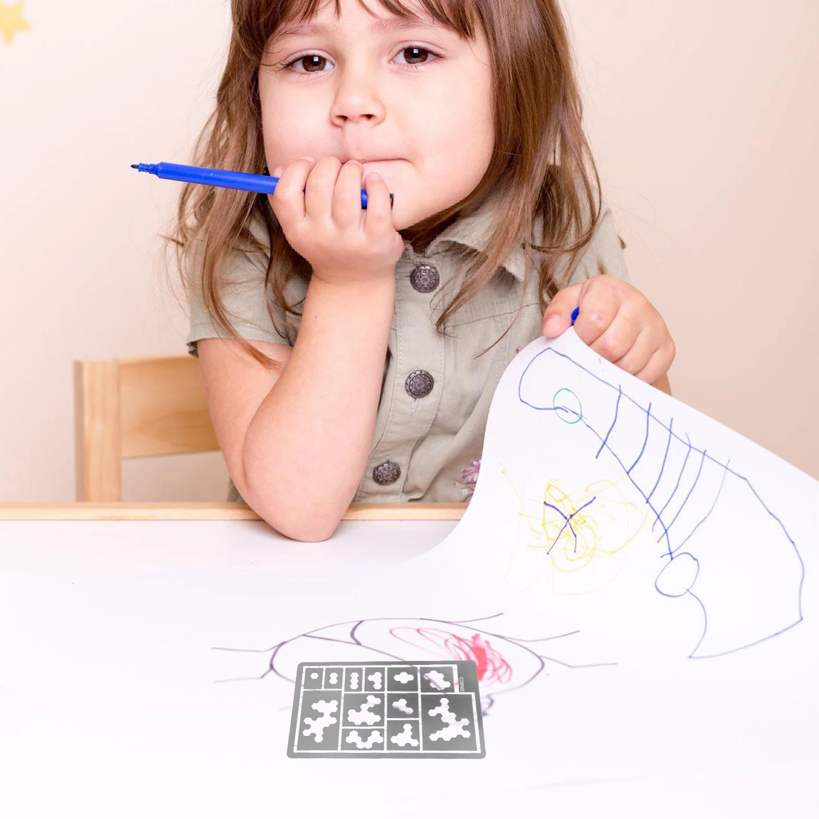 Камуфляжная распылительная доска многоразовые шаблоны для распыления трафареты