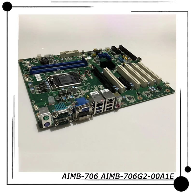 

For Advantech Industrial Motherboard AIMB-706 AIMB-706G2-00A1E ATX Motherboard Supports 8 Generations CPU Dual Network Ports