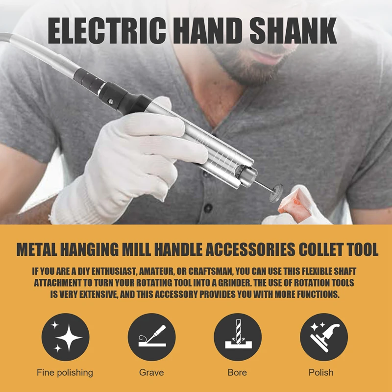 Ручной ключ Зажимной патрон для дрели Flex 3 челюсти подходит гибкого вала Foredom Grobet