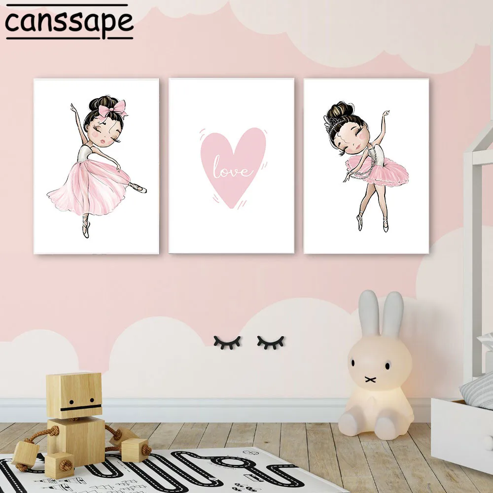 Настенные художественные Плакаты для детской комнаты Картина на холсте с