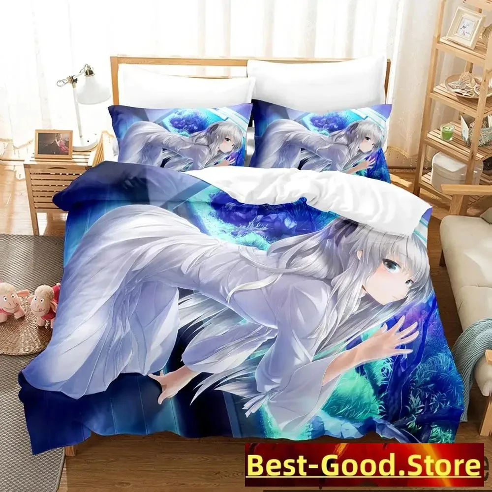 Аниме Yosuga No Sora Комплект постельного белья для мальчиков и девочек Twin Queen King Size