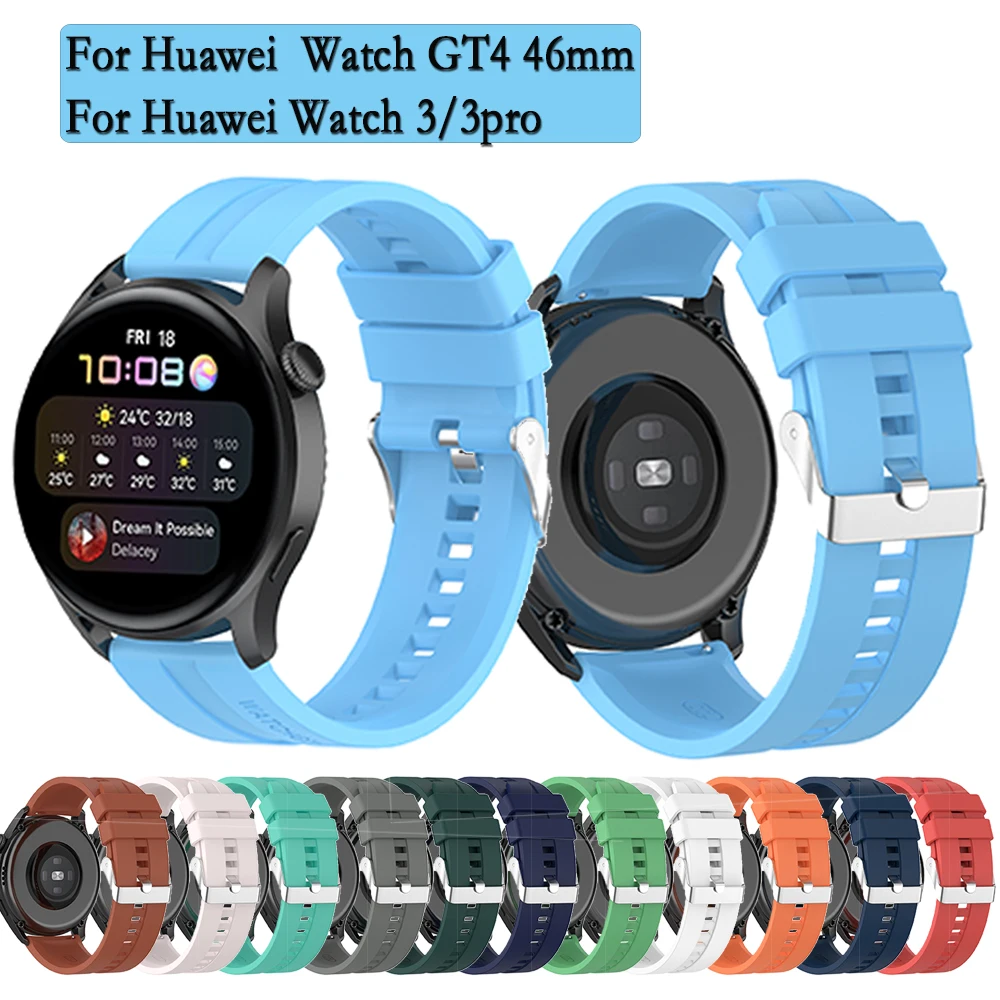 

Ремешок силиконовый для Huawei Watch 3/3pro, сменный Браслет специального дизайна для Huawei GT4 46 мм