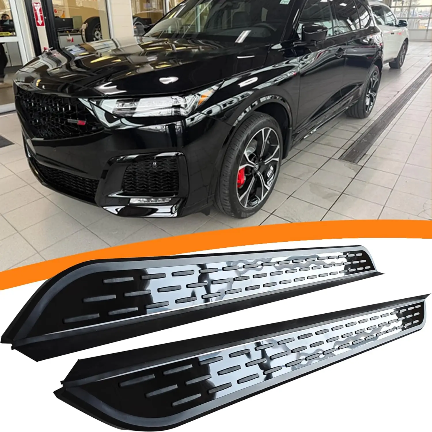 Фото Подножки для Chery JAECOO 7 J7 SHS 2024-2026, алюминиевые, фиксированные, без сверления, для модификации автомобиля, аксессуары для внедорожников (1 комплект) №1