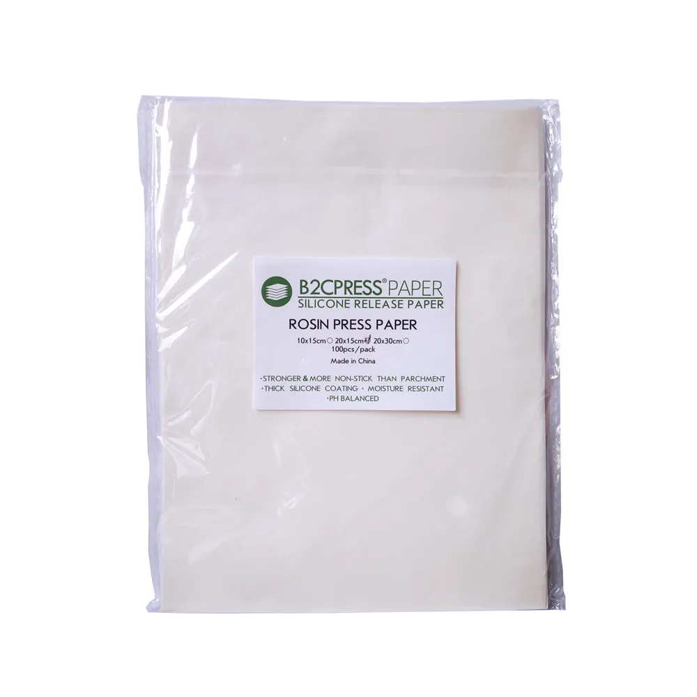 

100pcs/Pack Thicken Rosin Press Paper 100% Food Grade Silicone Release Paper Professional Oil Wax Extracting Tool