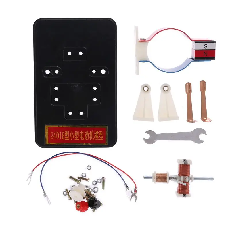 

Electric Motor Kit Kids DIY Motor Model Accessories Simple Assemble Kit for Student Teaching Learning Stem Project