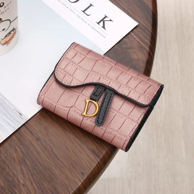 Women Short Wallet Small Fashion Luxury Brand Leather Purse Ladies Card Bag for Women Clutch Female Purse Money Clip Wallet 2023