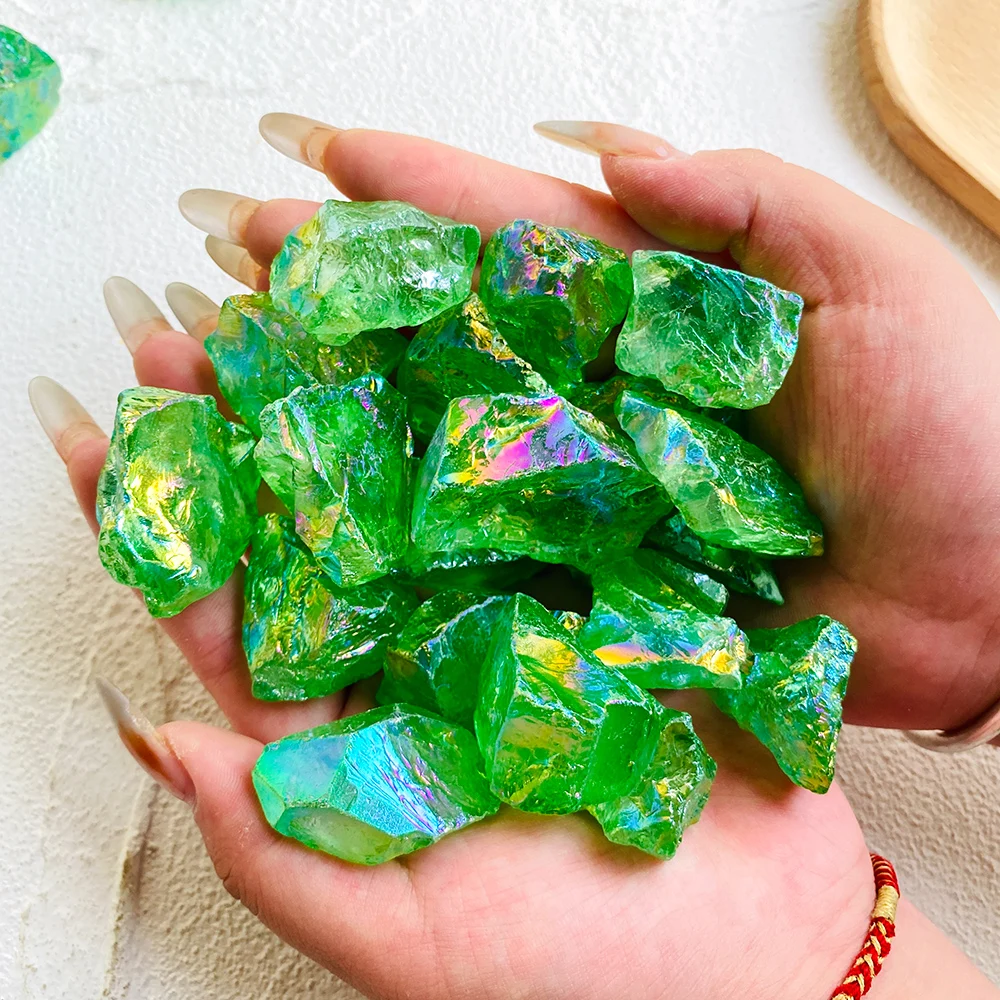 Натуральные зеленые хрустальные кристаллы 100г/200г